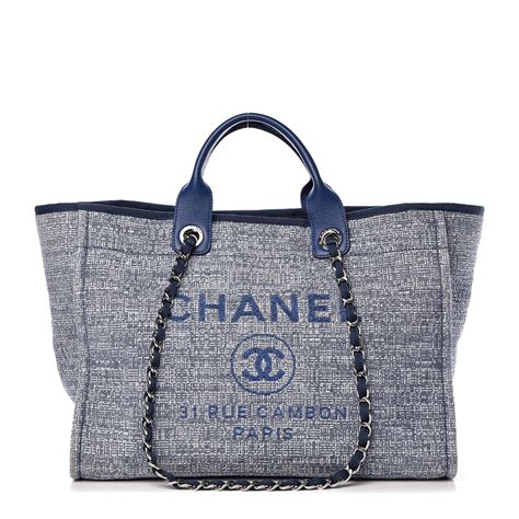 chanel beach tote|chanel tote fabric.